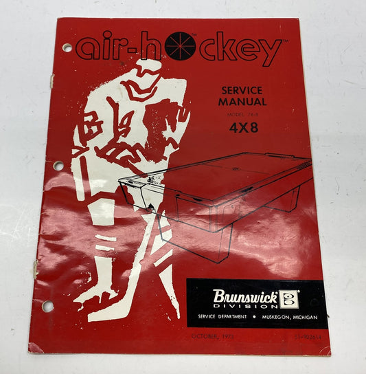 Brunswick Air Hockey (4x8) Service Manual