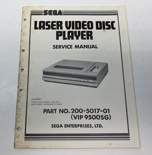 Sega Laser Video Disc Player Manual