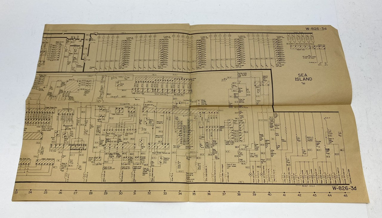 Sea Island Bingo Schematics