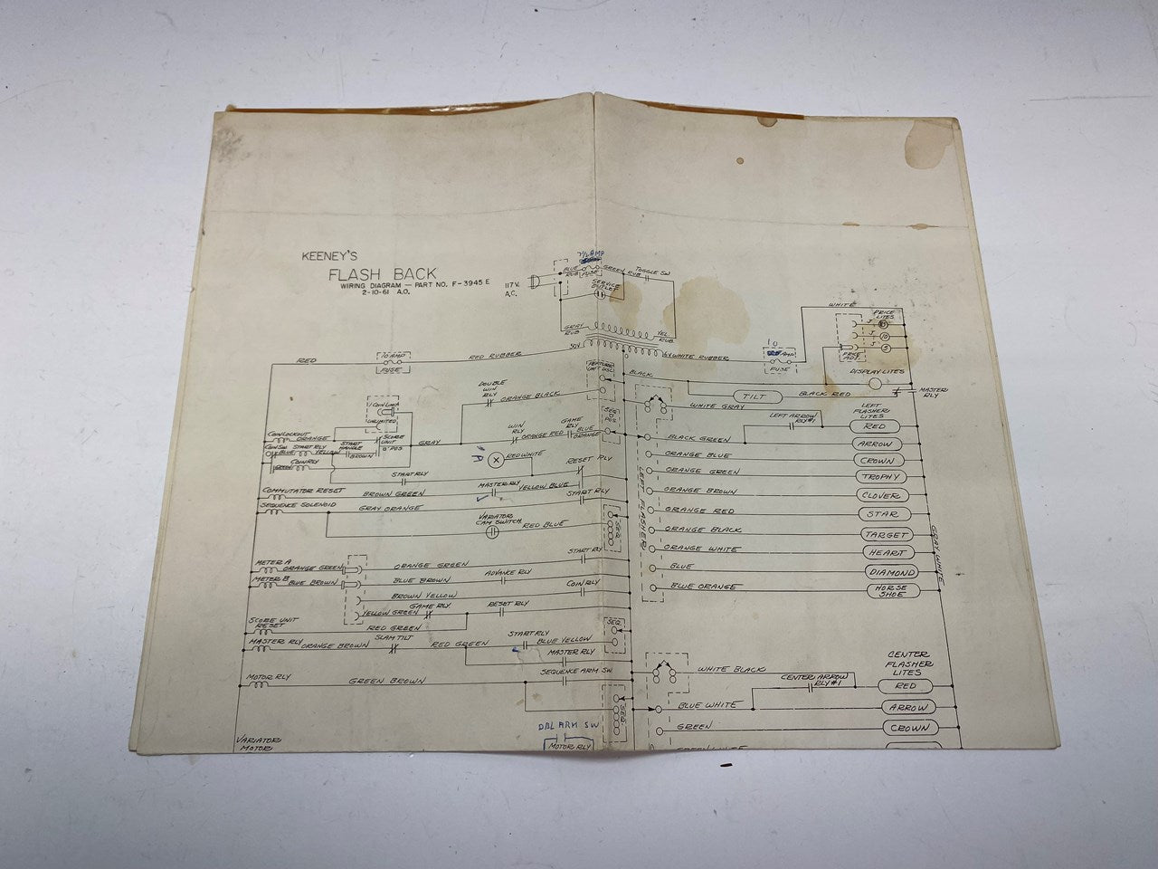 Flash Back (Keeney) Schematics