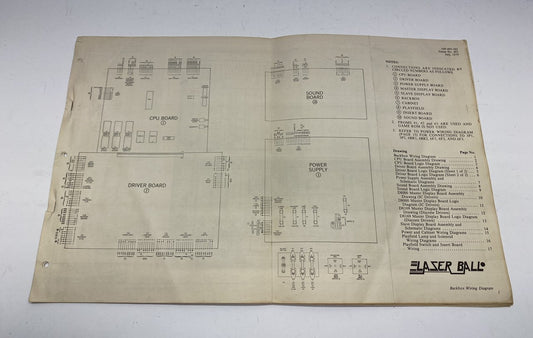 Laser Ball Schematics