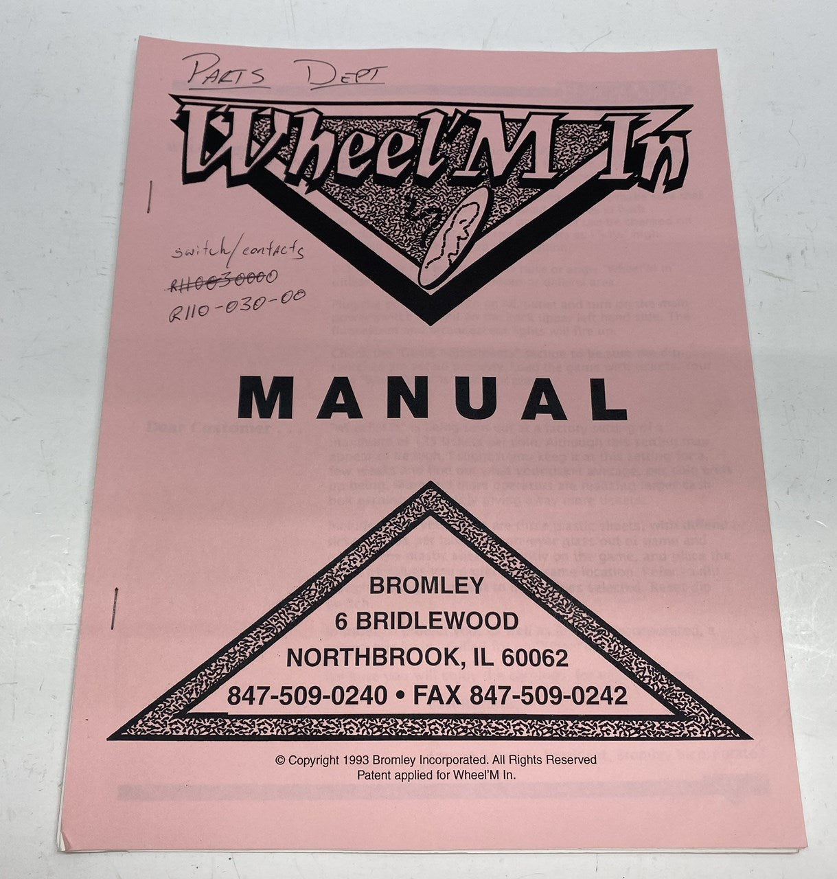 Wheel'M In Manual