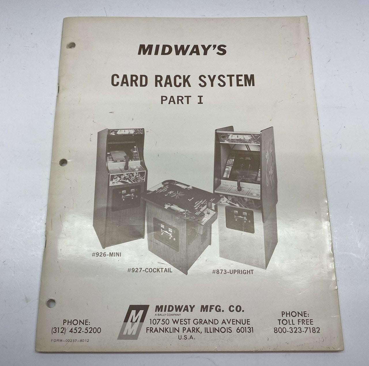 Midway's Card Rack System Part I