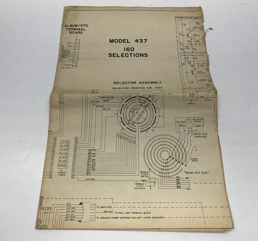 Rock-Ola 437 Schematics / Wiring Diagram