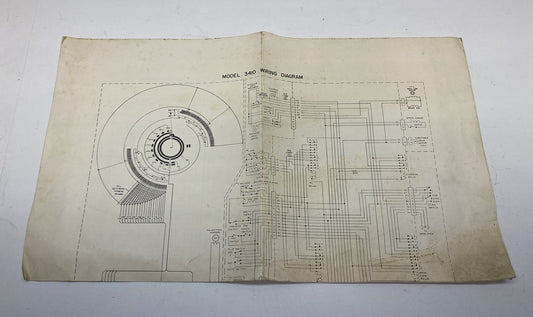 Wurlitzer 3410 Wiring / Schematic Diagram