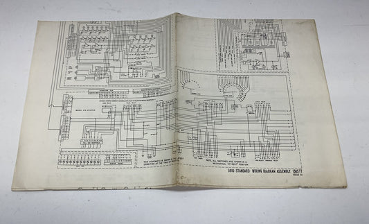 Wurlitzer 3610 Standard Wiring / Schematic Diagram