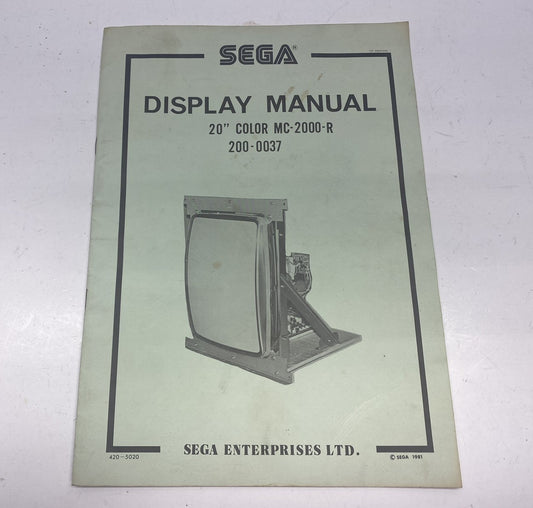 Sega 20" Color MC-2000-R Monitor