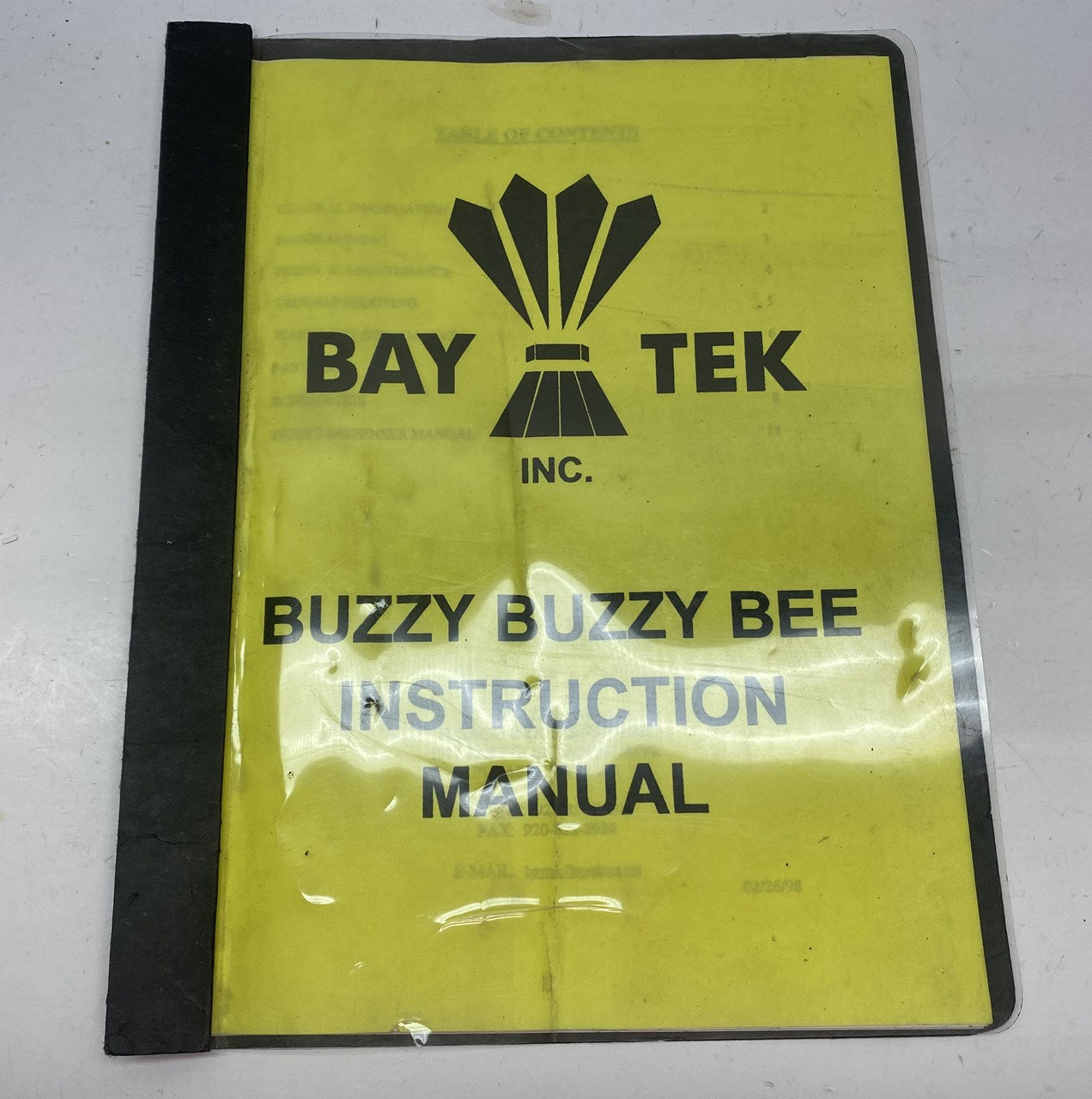 Buzzy Buzzy Bee (Bay-Tek)