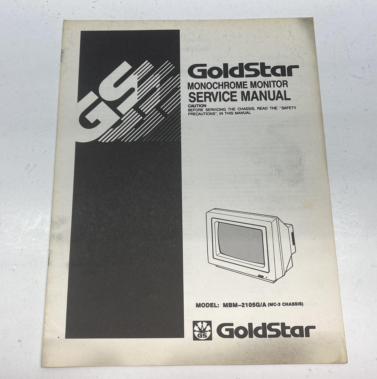 Goldstar MBM-2105G/A Monochrome Monitor