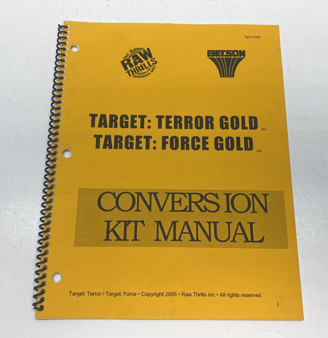 Target: Terror Gold to Force Gold Conversion