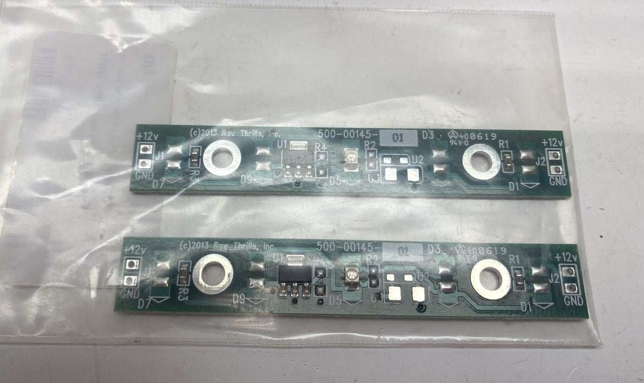 Raw Thrills LED IR Boards x 2 (NOS)