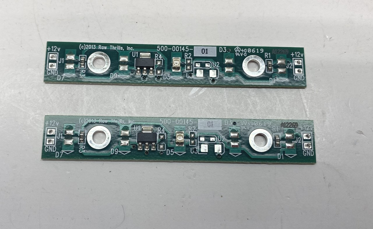 Raw Thrills LED IR Boards x 2 (NOS)