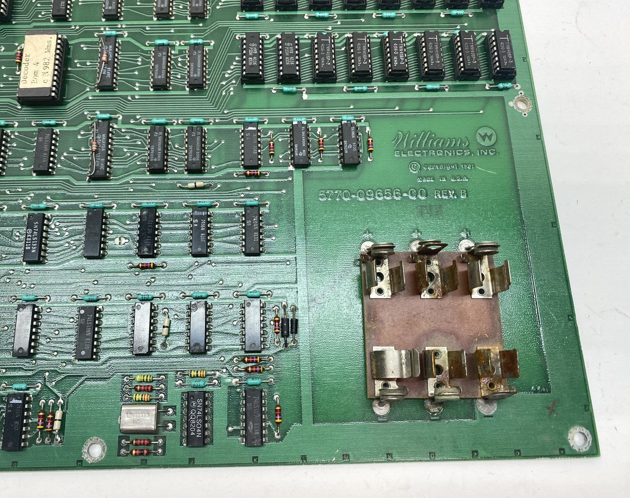 Williams CPU Board, Rev. B