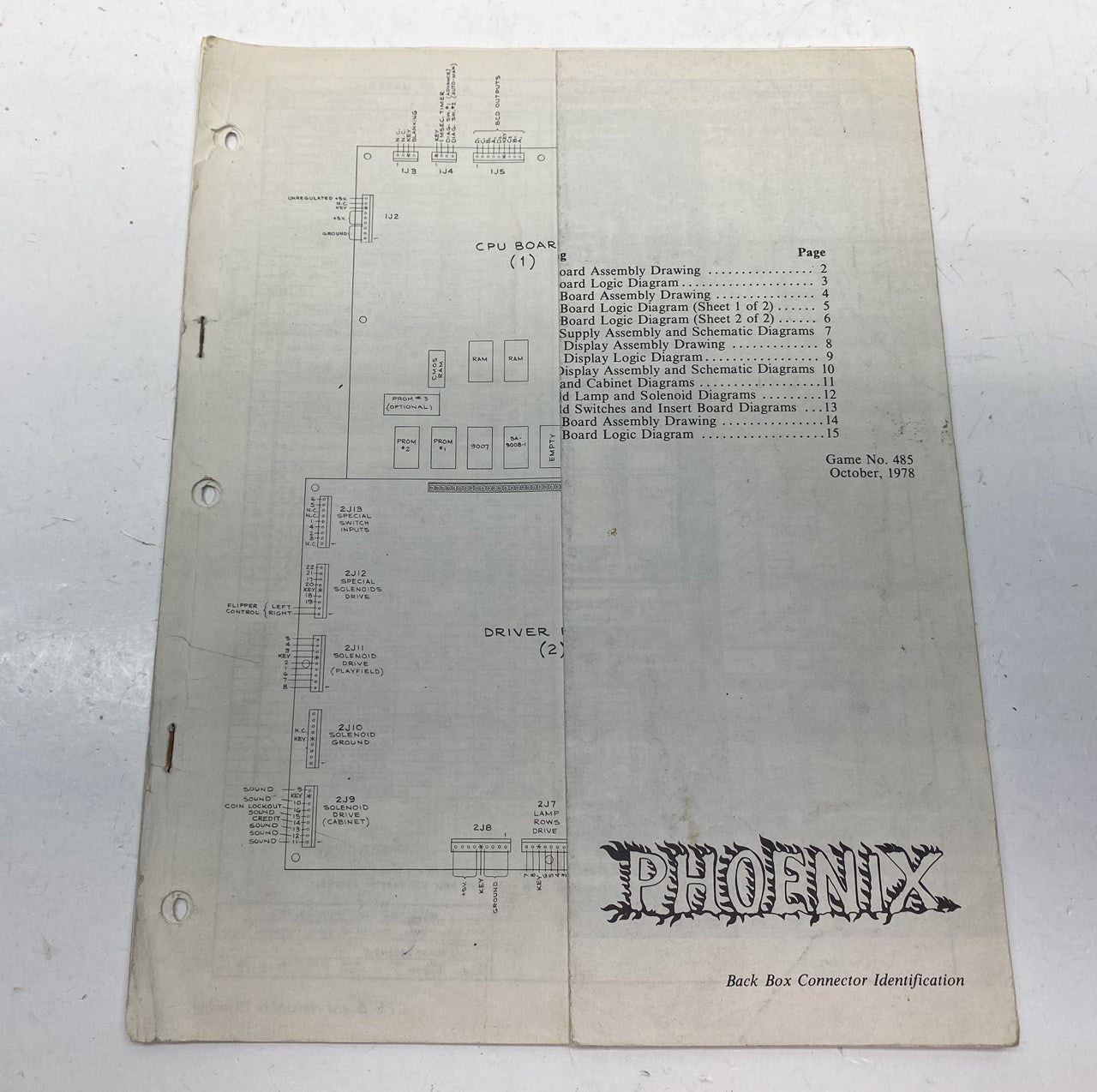 Phoenix (Williams) Schematics