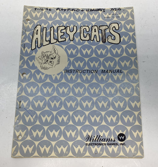 Alley Cats Instruction Manual