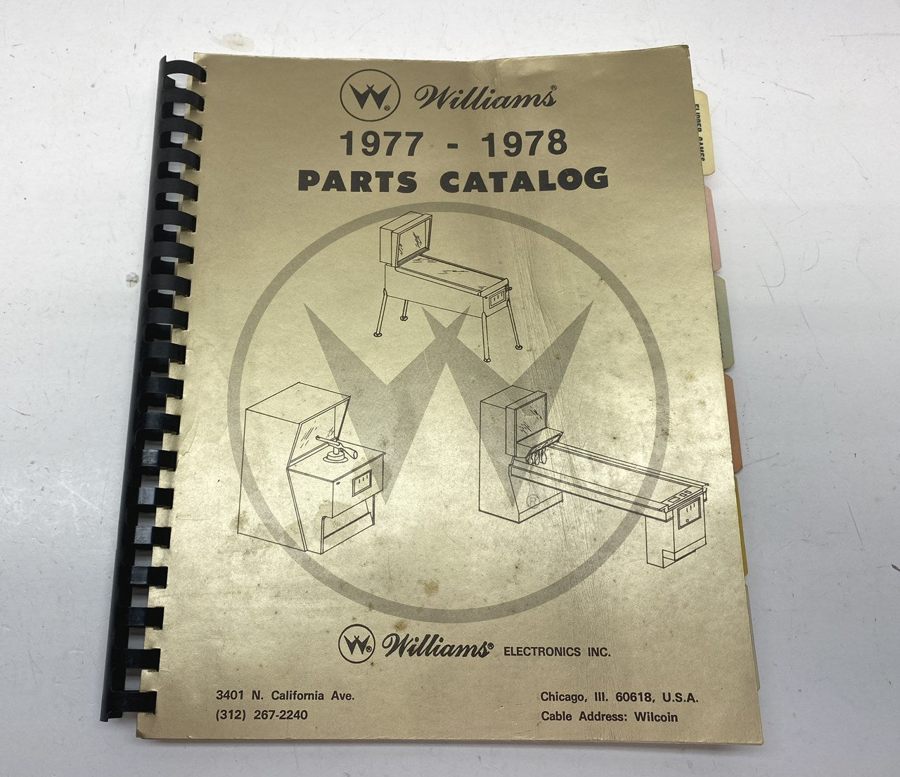 Williams Parts Catalog (1977-78)