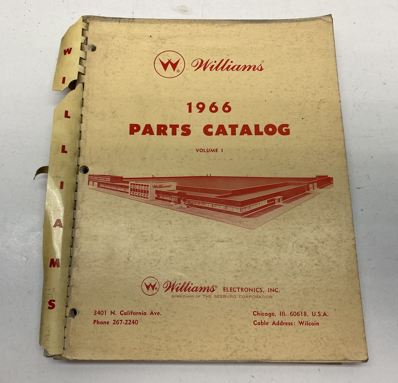 Williams Parts Catalog (1966)