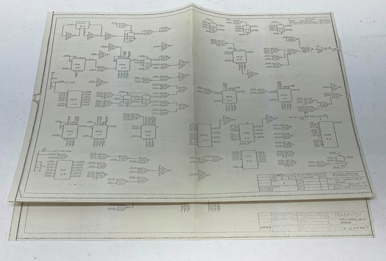 Soccer (Ramtek) Schematics