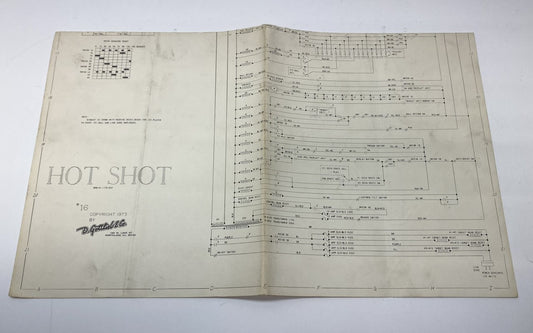 Hot Shot (Gottlieb) Schematics