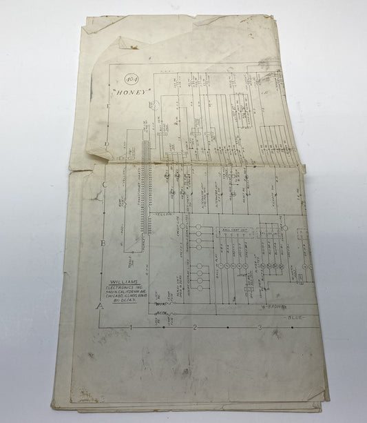 Honey (Williams) Schematics