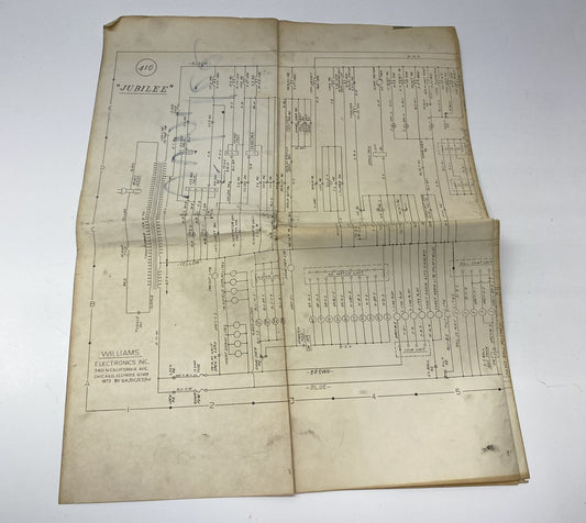 Jubilee (Williams) Schematics