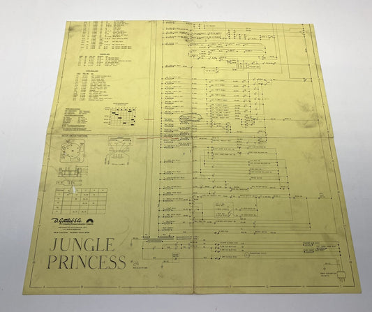 Jungle Princess (Gottlieb) Schematics