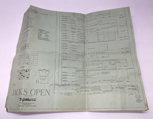 Jacks Open (Gottlieb) Schematics