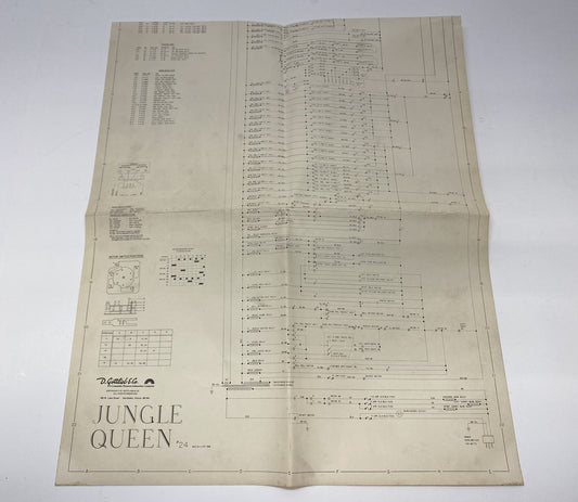 Jungle Queen (Gottlieb) Schematics