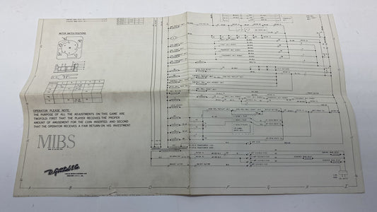 MIBS (Gottlieb) Schematics