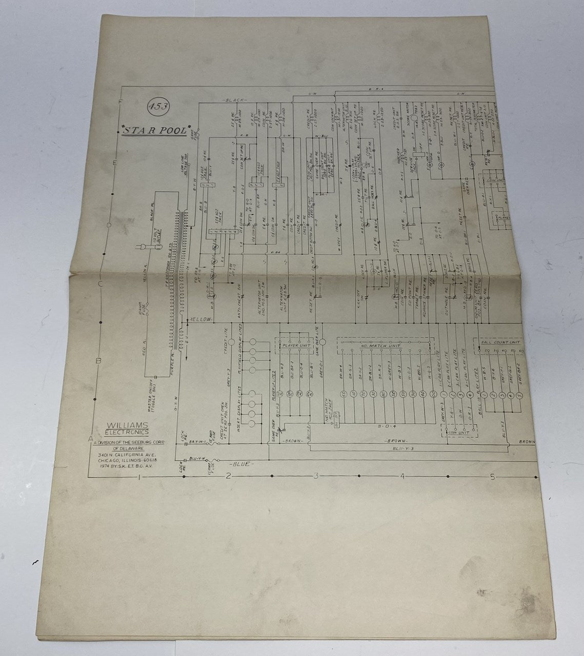 Star Pool (Williams) Schematics