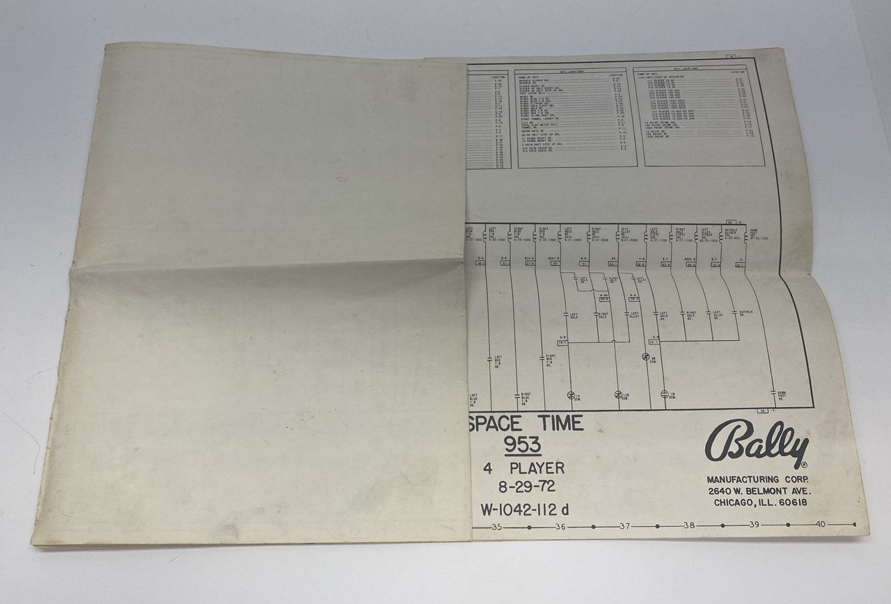 Space Time (Bally) Schematics