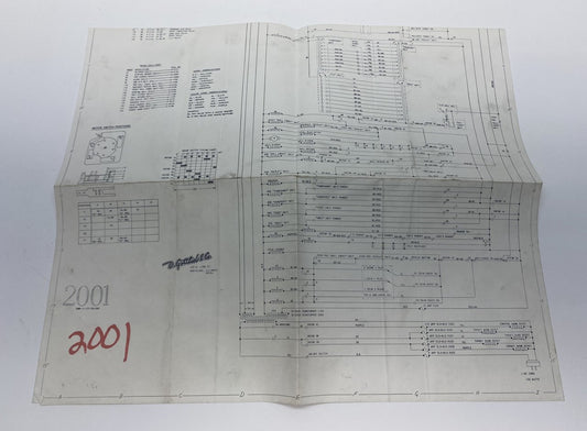 2001 (Gottlieb) Schematics