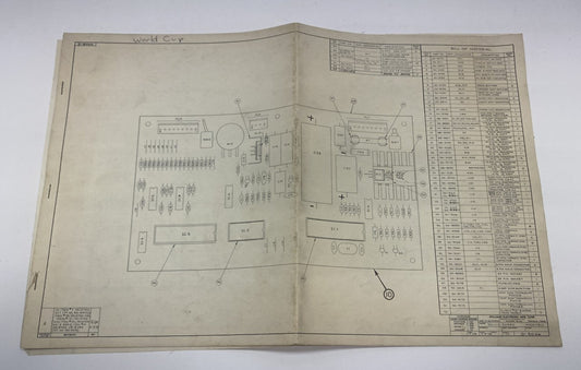 World Cup (Williams) Schematics