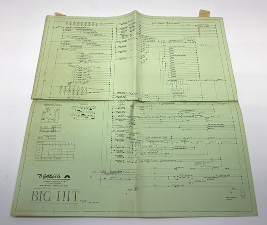 Big Hit (Gottlieb) Schematics