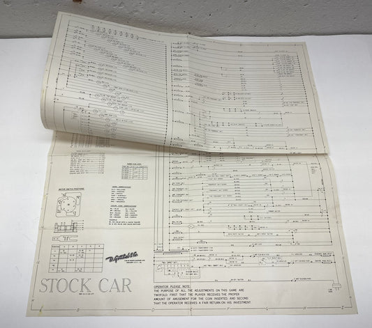 Stock Car (Gottlieb) Schematics