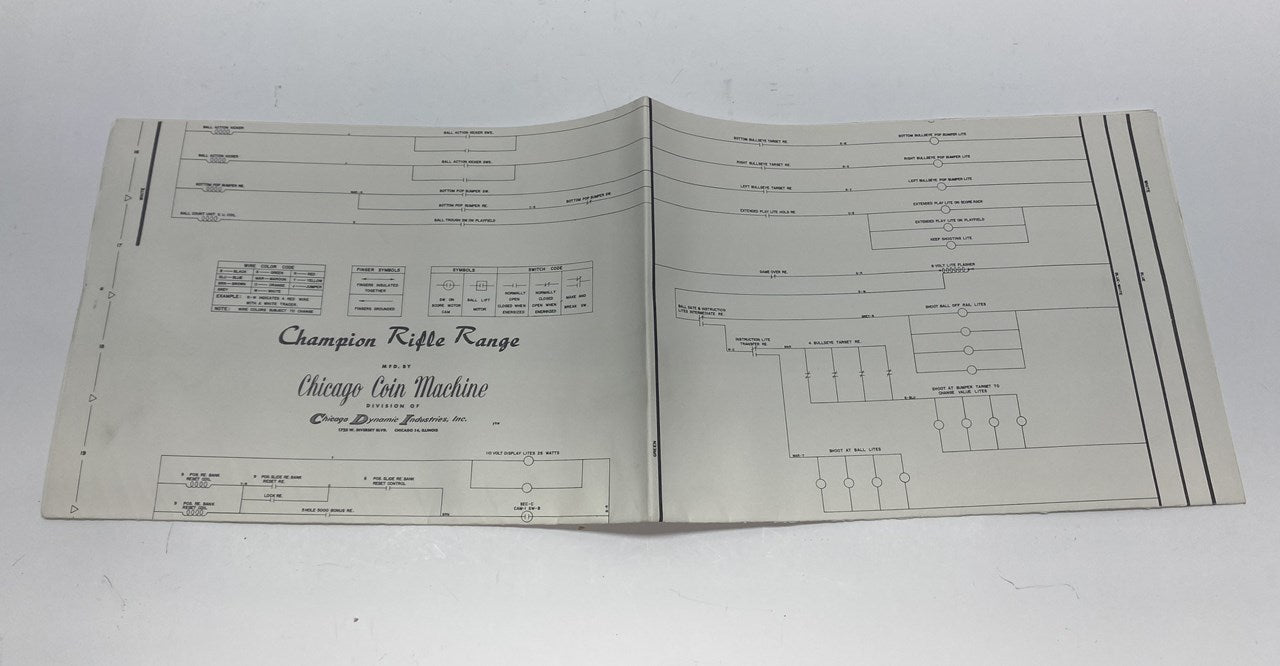 Champion Rifle Range Schematics (Chicago Coin)