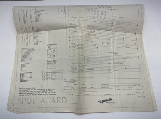 Spot-A-Card (Gottlieb) Schematics