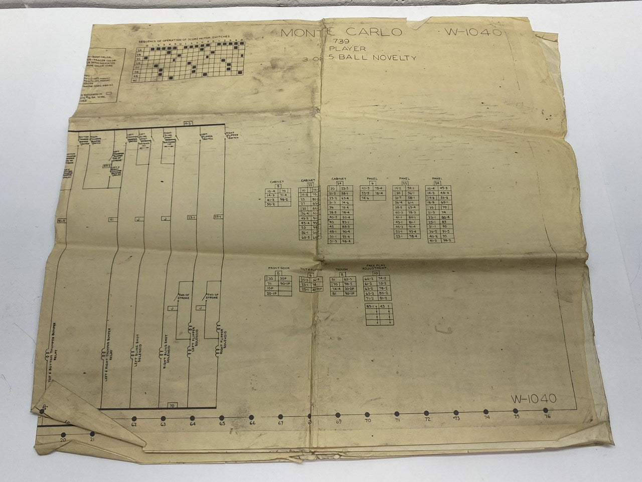 Monte Carlo (Bally) Schematics