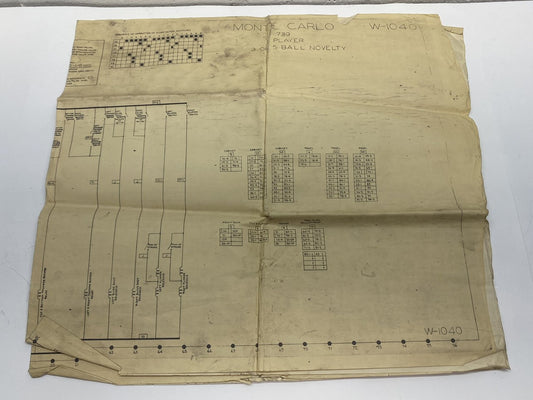 Monte Carlo (Bally) Schematics