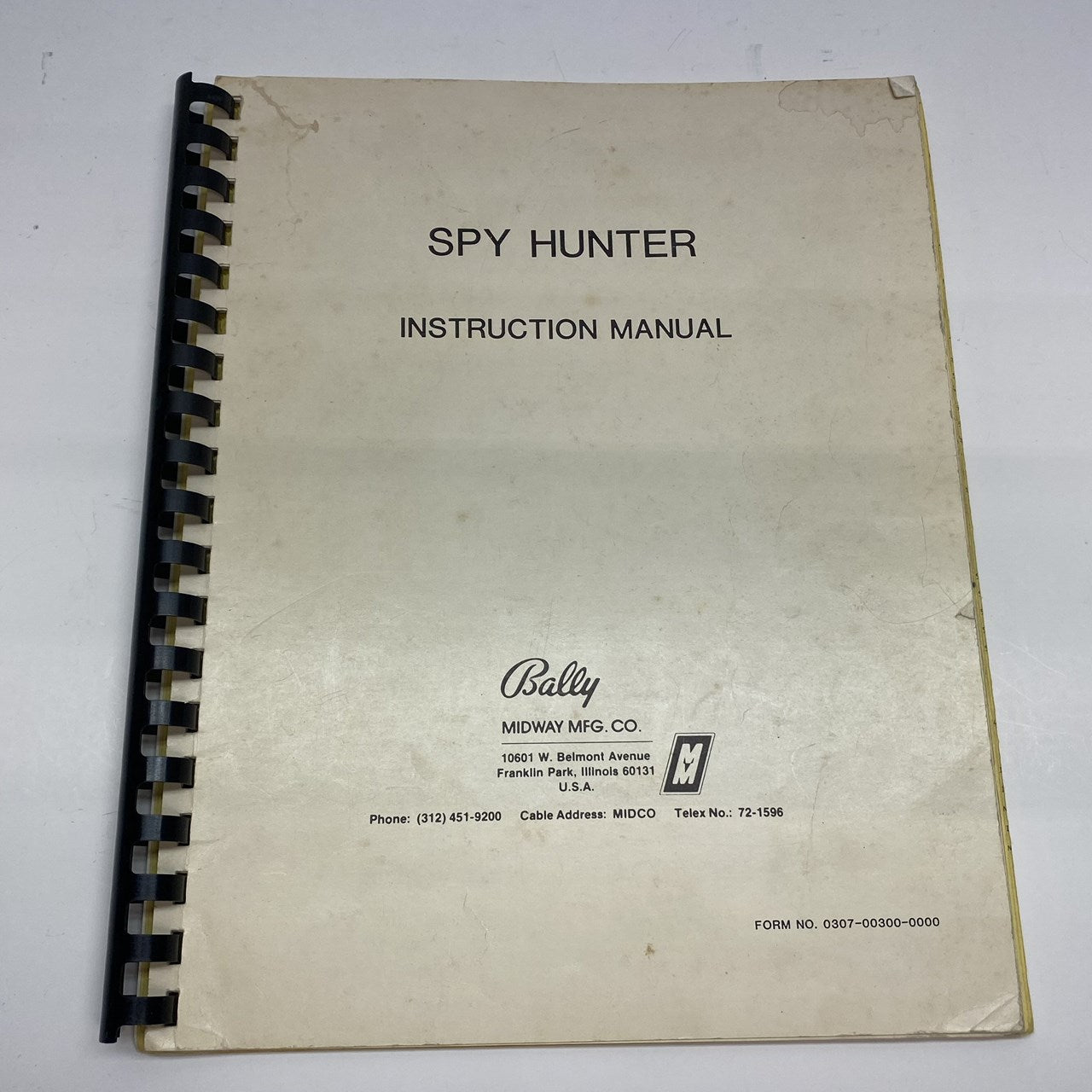 Spy Hunter Instruction Manual