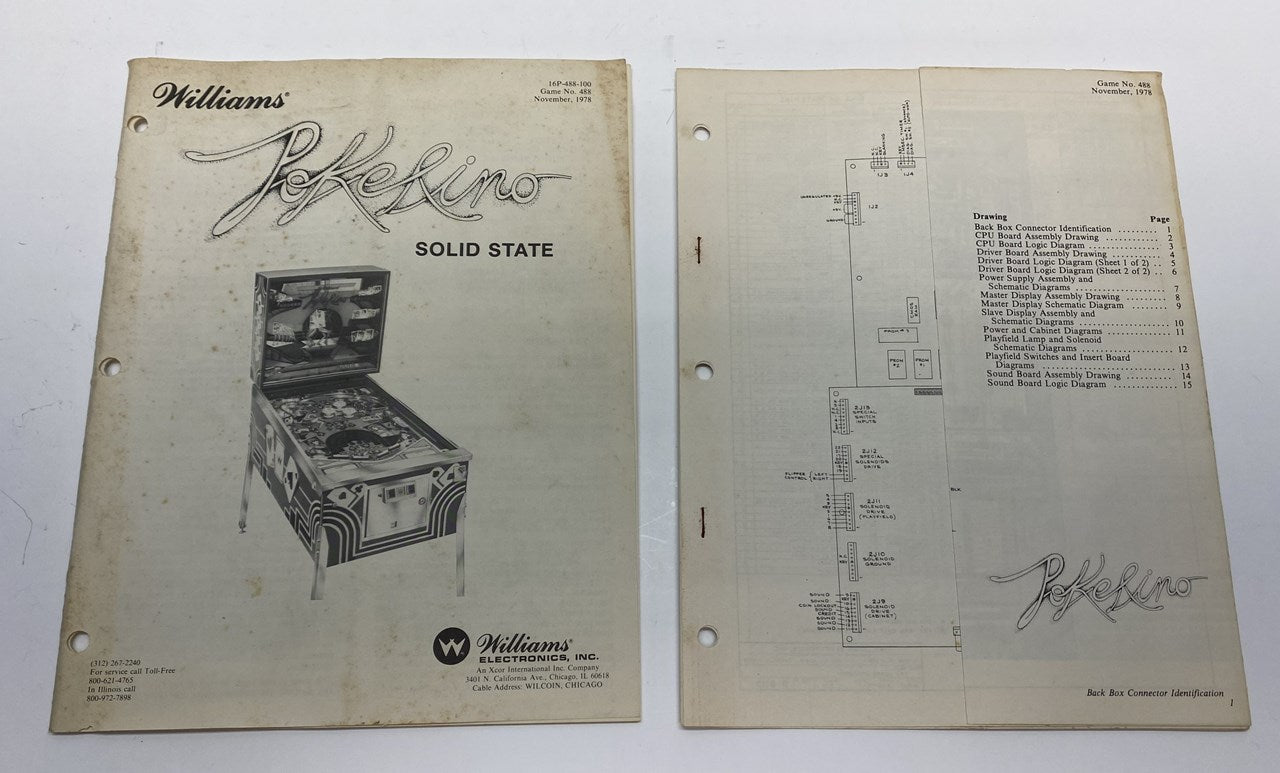 Pokerino Manual and Schematics