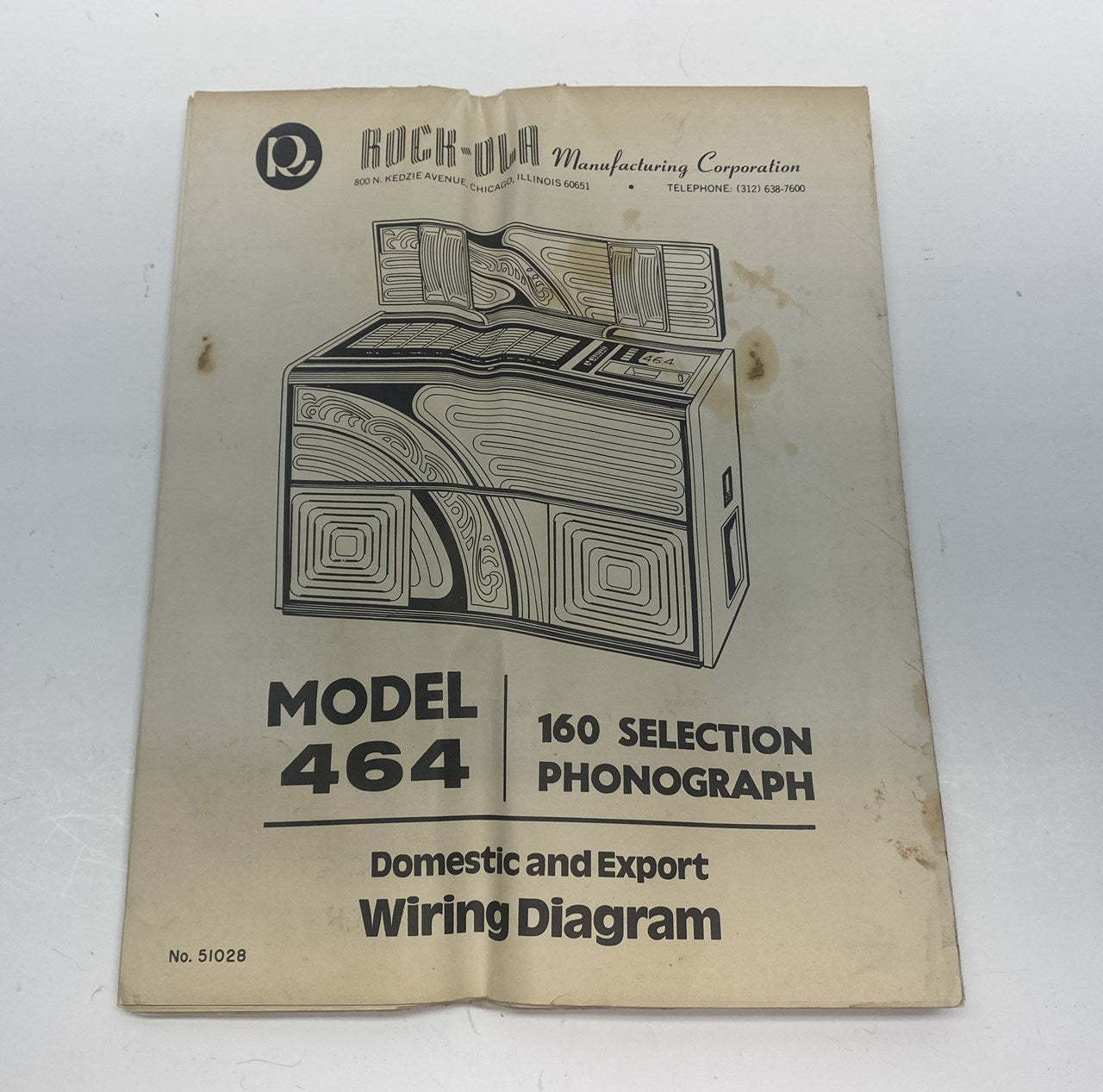 Rock-Ola 464 Wiring Diagram