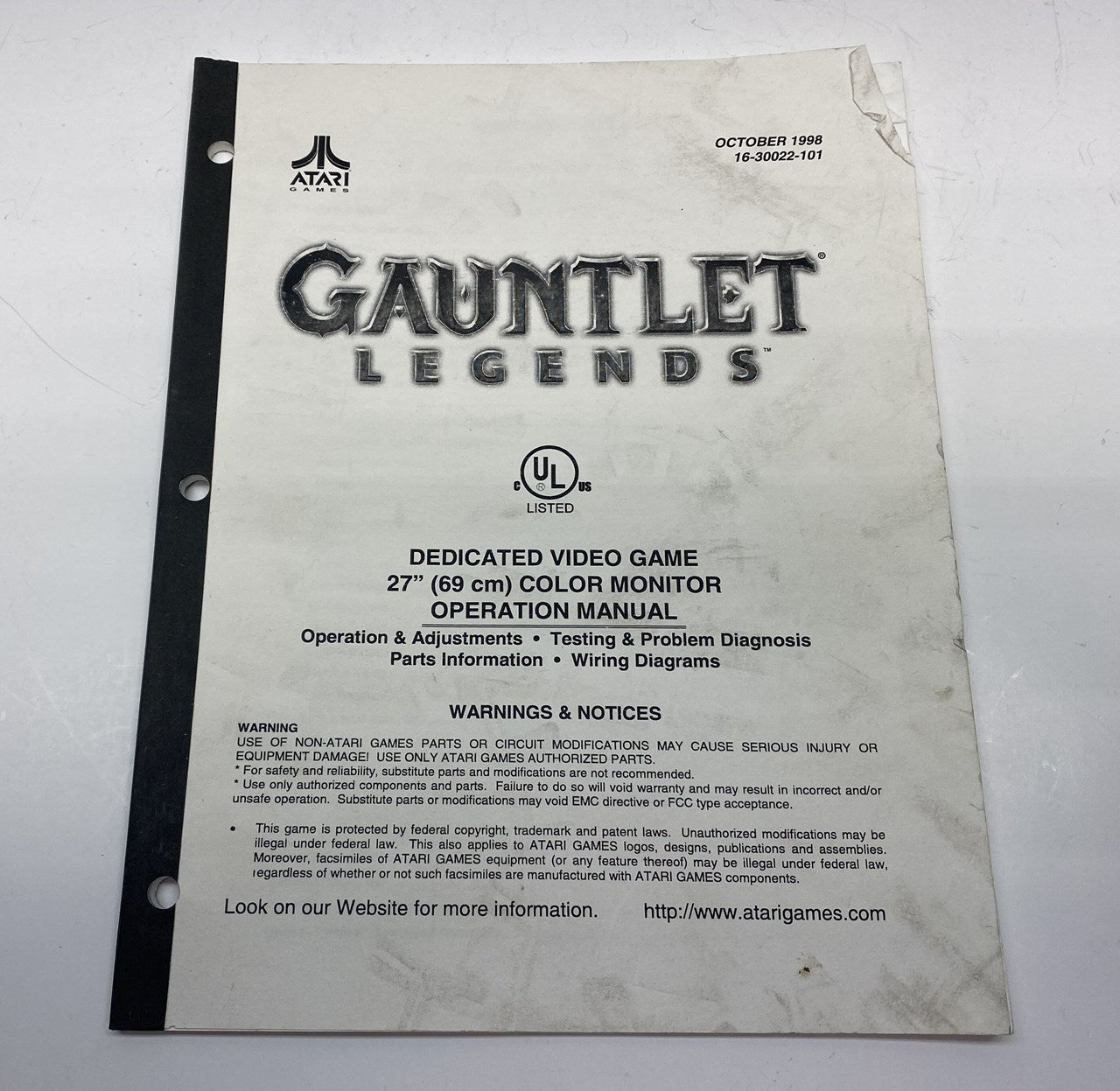 Gauntlet Legends Dedicated (27" Monitor)