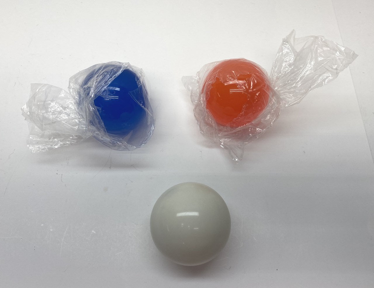 3" Trackball Lot x 3 (Orange, Blue and White)