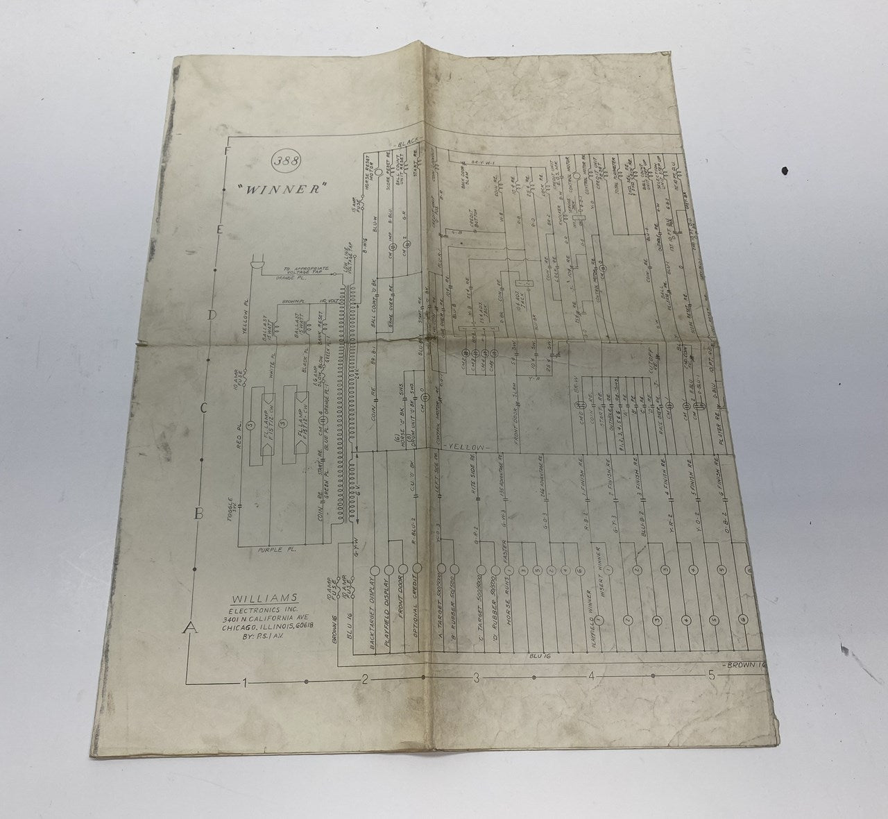 Winner (Williams) Schematics