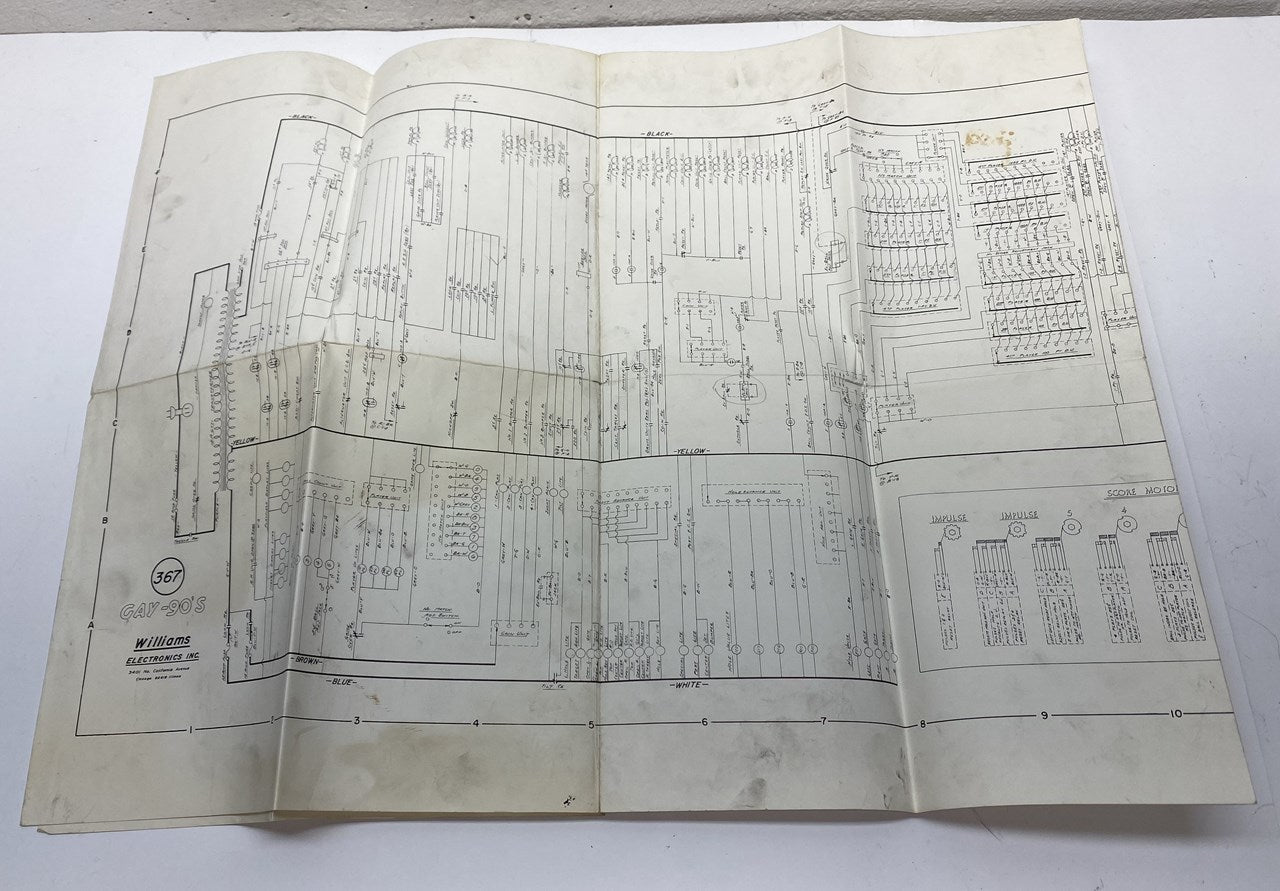 Gay 90's (Williams) Schematics