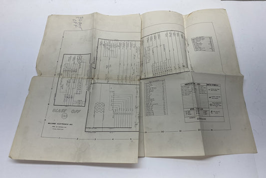 Blast Off (Williams) Schematics