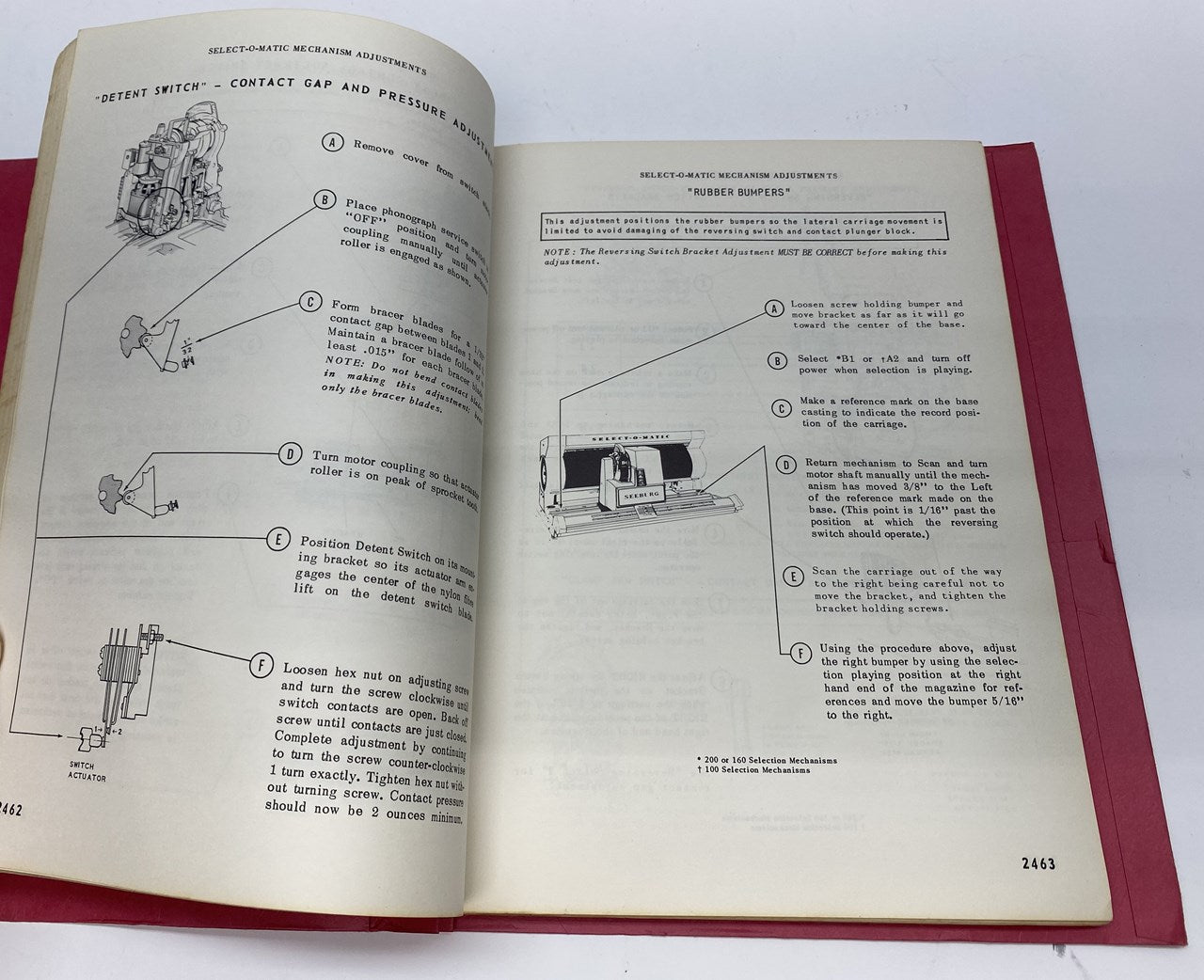 Seeburg AY100, AY160, Y100, Y160 Documentation