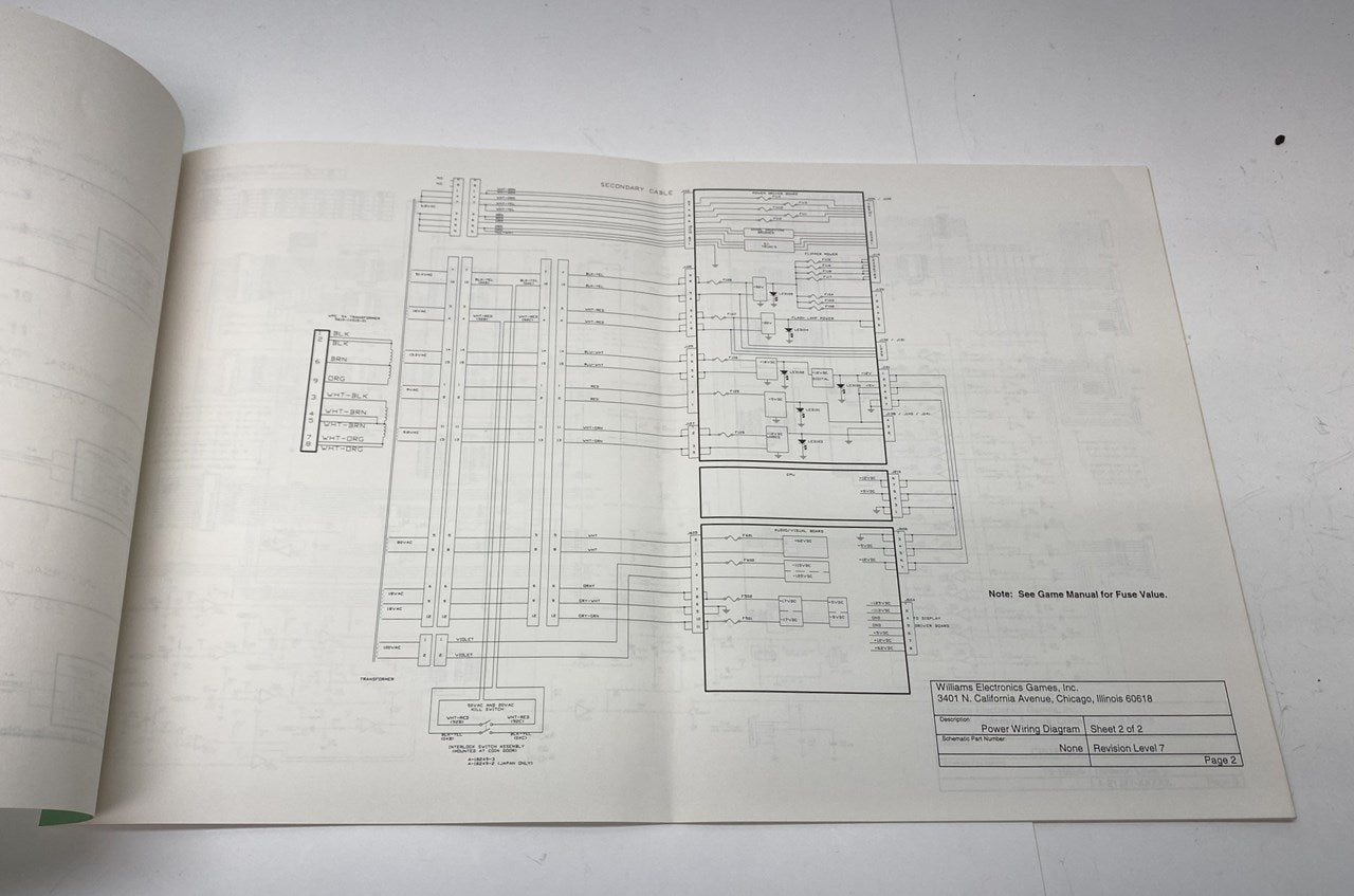 Williams WPC-95 Schematics