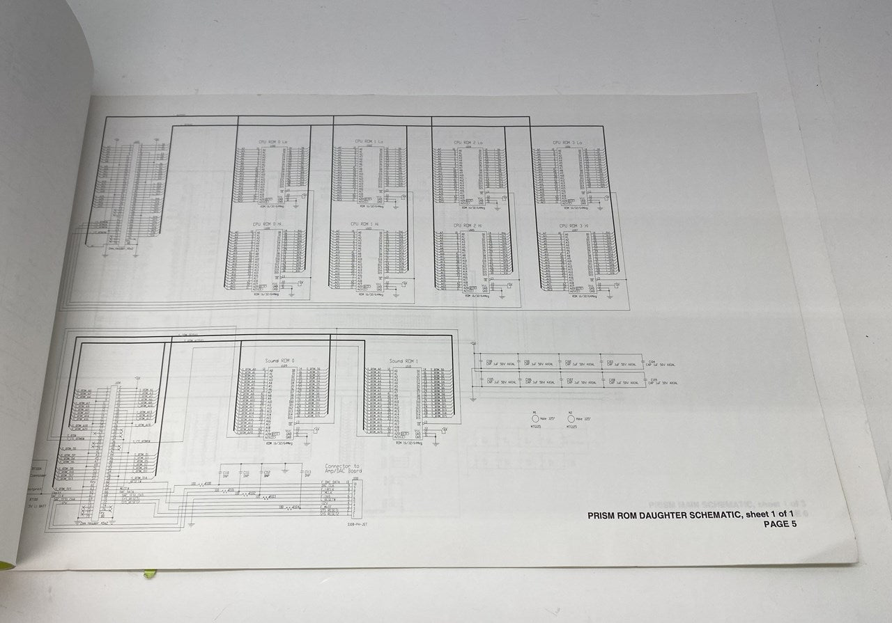 Williams Pinball 2000 Schematics